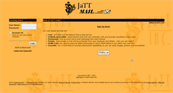 Desktop Screenshot of mail.jatt.com